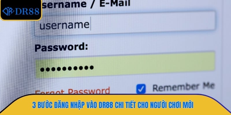 3 bước đăng nhập vào DR88 chi tiết cho người chơi mới